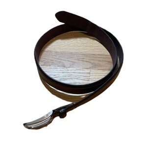 Tommy Hilfiger Leather Brown Belt 34 Waist Men’s